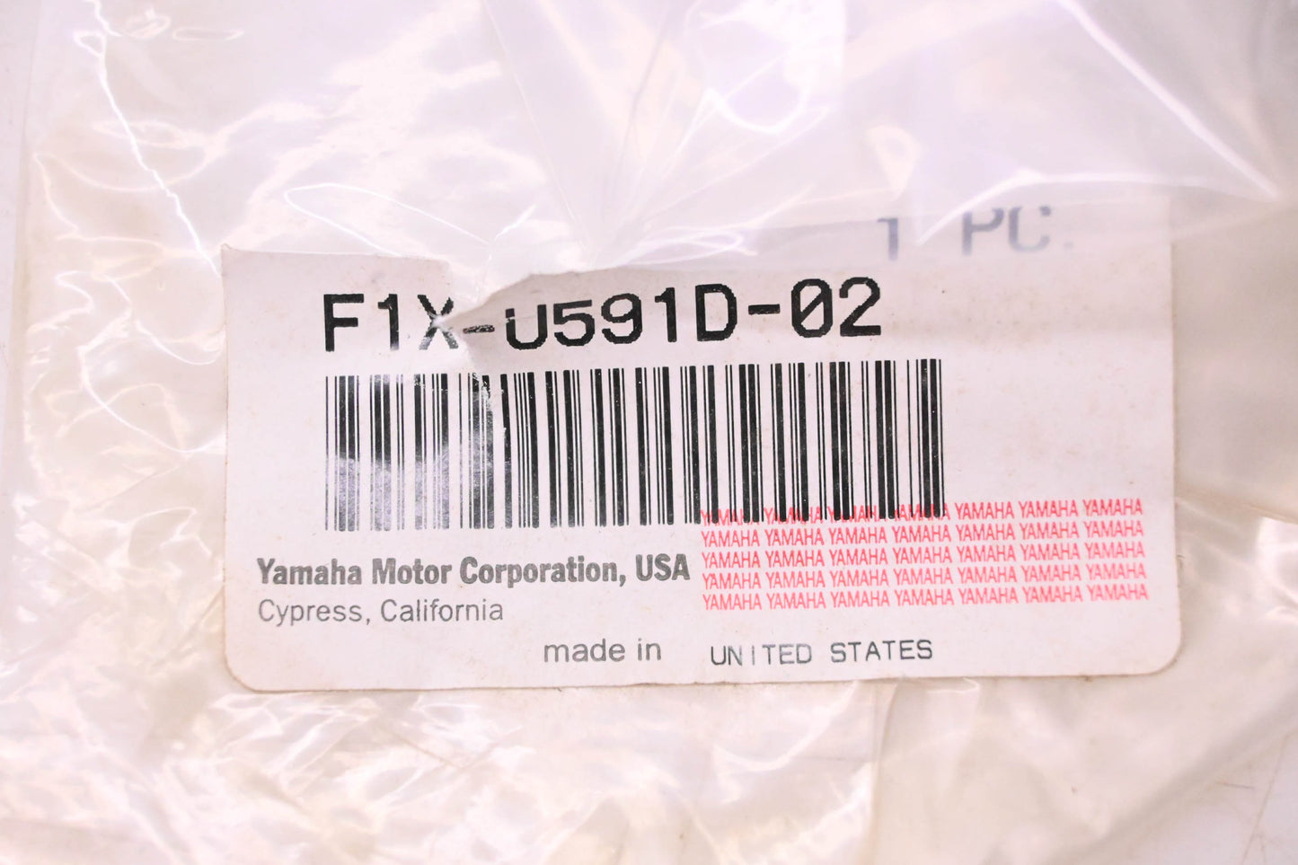 New OEM Yamaha F1X-U591D-02-00 Waverunner Packing Case NOS