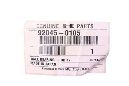 New OEM Kawasaki 92045-0105 Wheel Bearing Assembly NOS