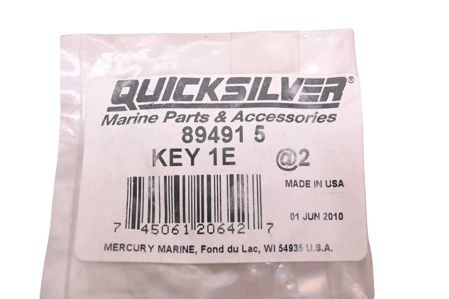 Aftermarket 894915 Ignition Switch Key NOS