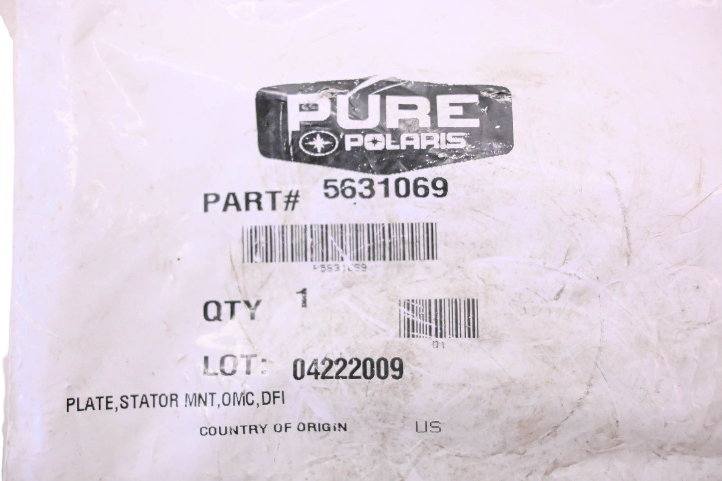 New OEM Polaris 5631069 Stator Mount Plate NOS