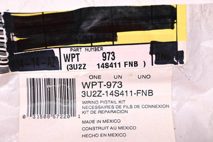 New OEM Motorcraft WPT-973, 3U2Z-14S411-FNB 110V Accessory Outlet Connector Kit NOS