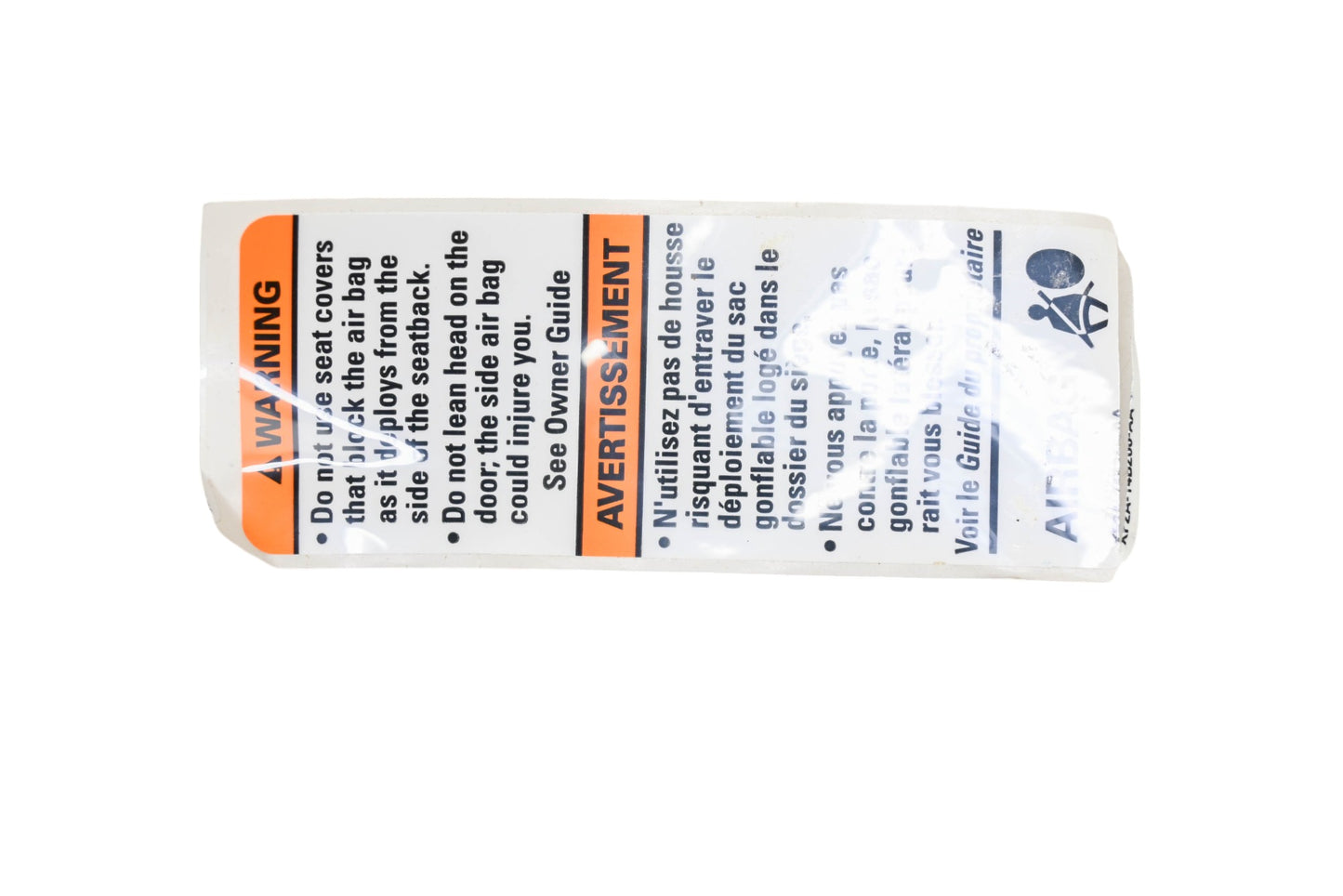 New OEM Ford XF2Z-14B217-AA Air Bag Warning Label Decal NOS
