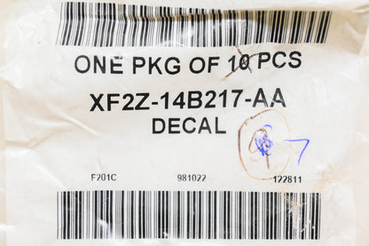New OEM Ford XF2Z-14B217-AA Air Bag Warning Label Decal NOS