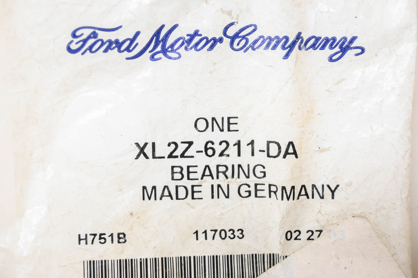 New OEM Ford XL2Z-6211-DA Engine Connecting Rod Bearing NOS