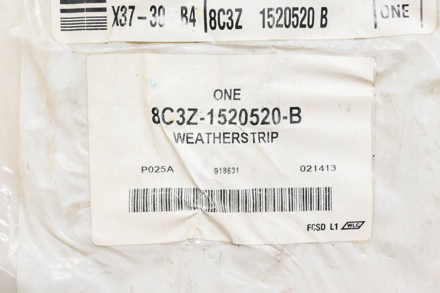 New OEM Ford 8C3Z-1520520-B Front Weather-Strip NOS
