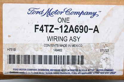 New OEM Ford F4TZ-12A690-A, F4TB-12A690, P260G Wiring Assembly NOS
