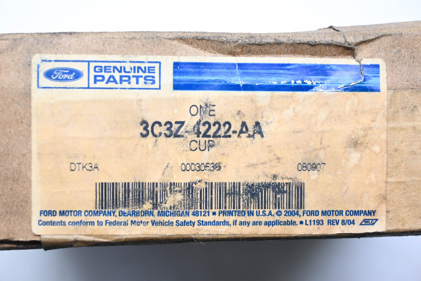 New OEM Ford 3C3Z-4222-AA, 3920VW5 Bower Bearing Cup NOS