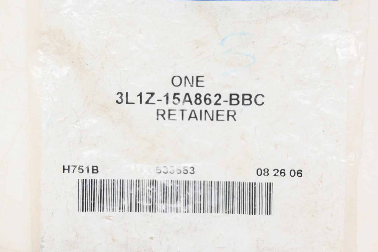 New OEM Ford 3L1Z-15A862-BBC Inner Bracket Retainer NOS