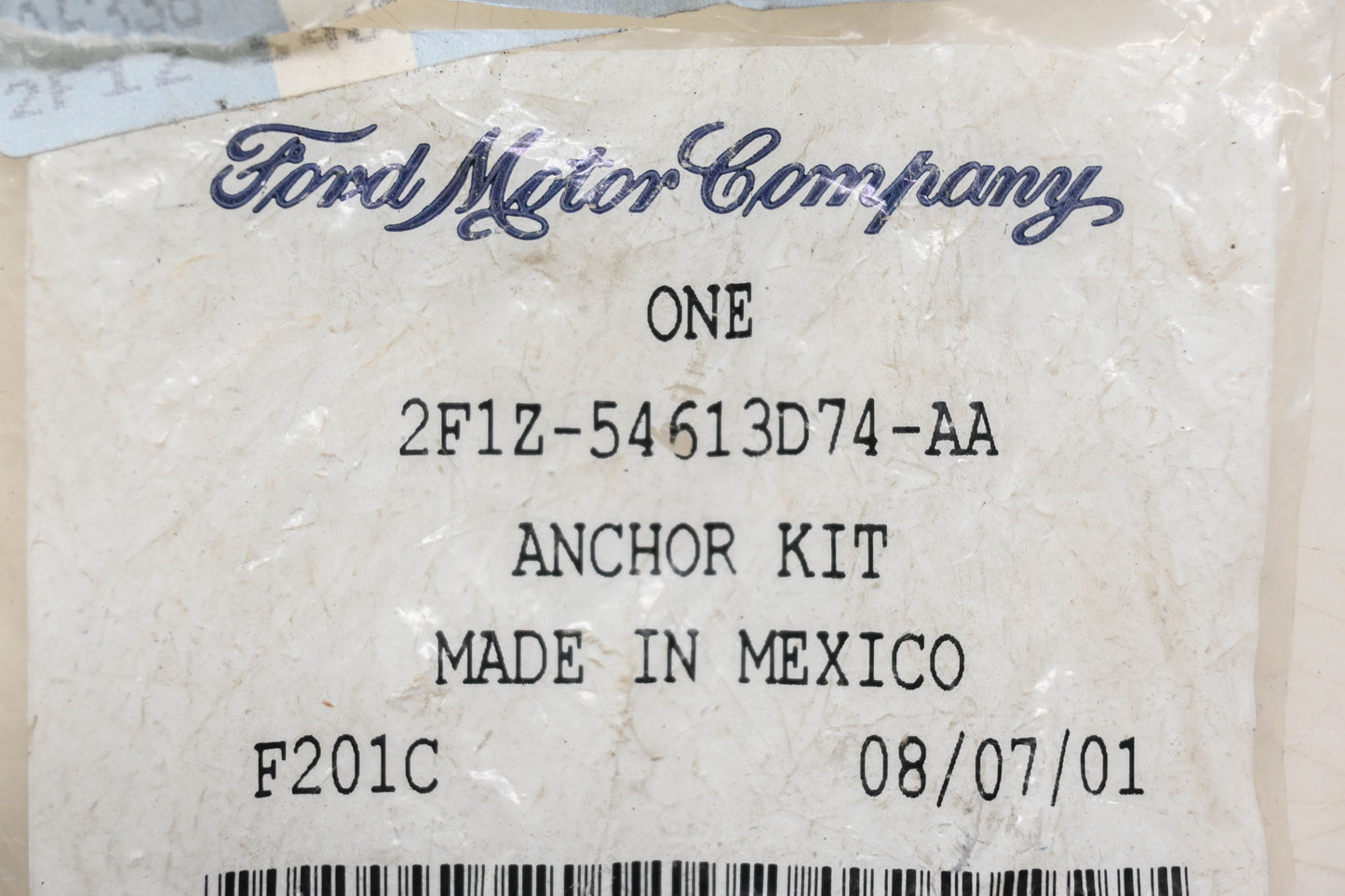 New OEM Ford 2F1Z-54613D74-AA Child Restraint Anchor NOS