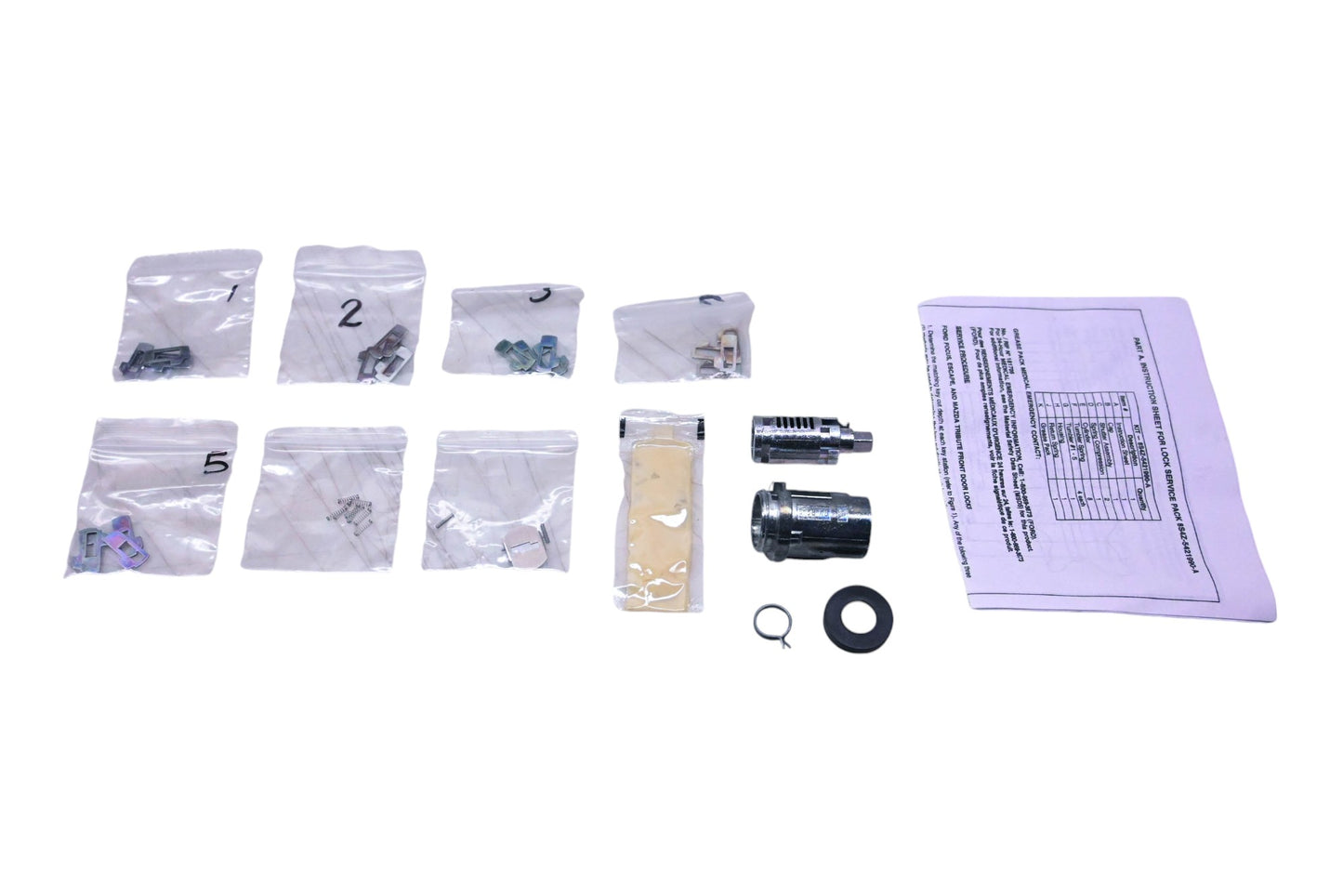 New OEM Ford 8S4Z-5421990-A Lock Cylinder Kit NOS