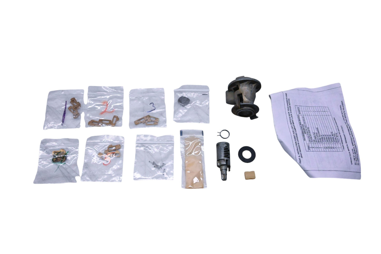 New OEM Ford YS4Z-5443505-BB Lock Cylinder Kit NOS