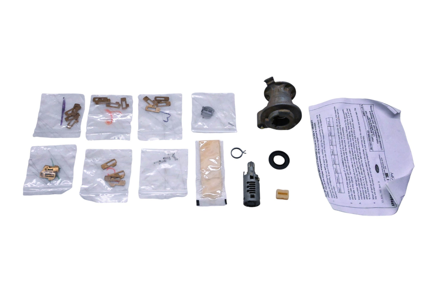 New OEM Ford YS4Z-5443505-BB Lock Cylinder Kit NOS