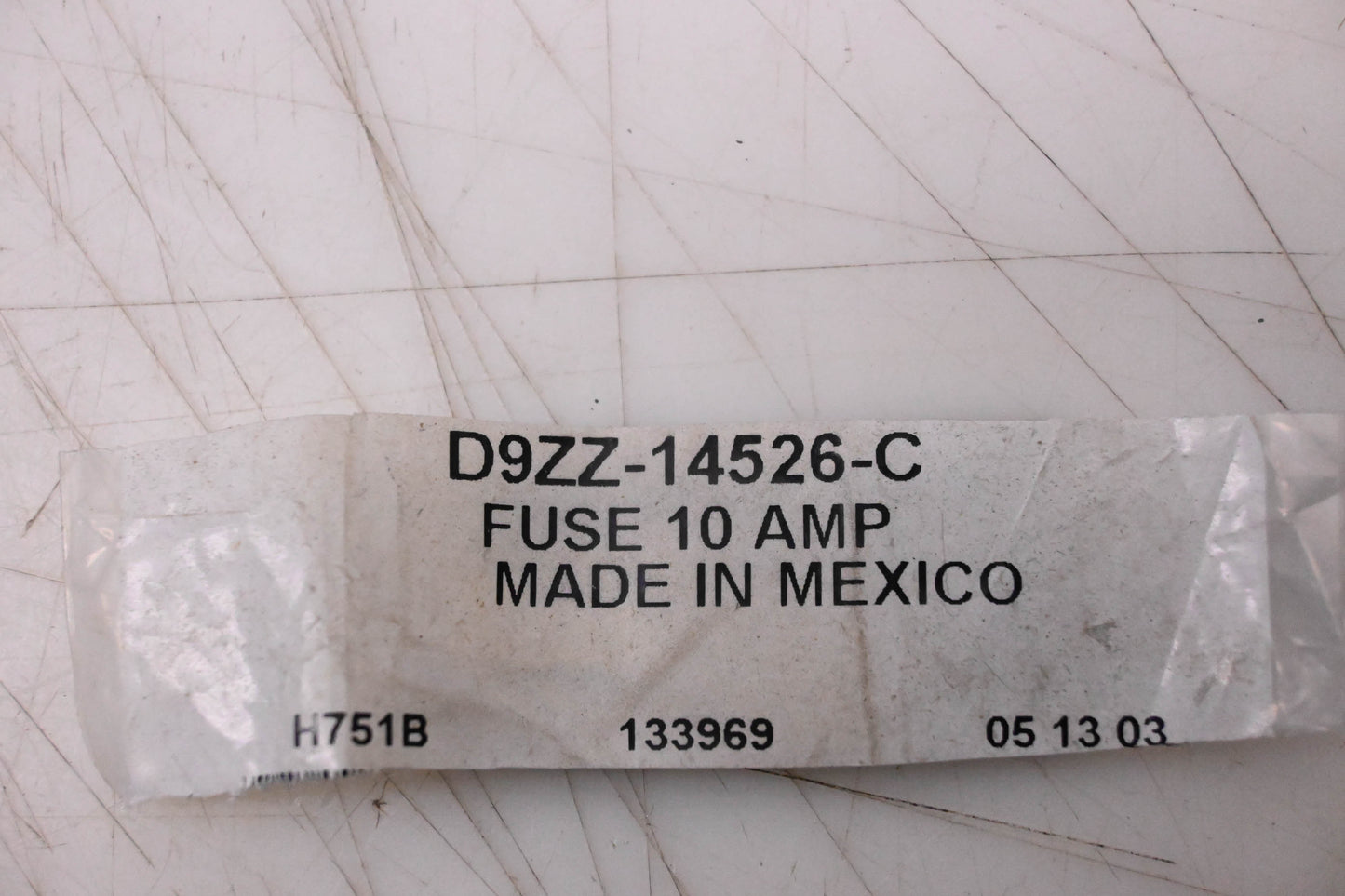 New OEM Ford D9ZZ-14526-C Red 10 Amp Fuse Assembly NOS