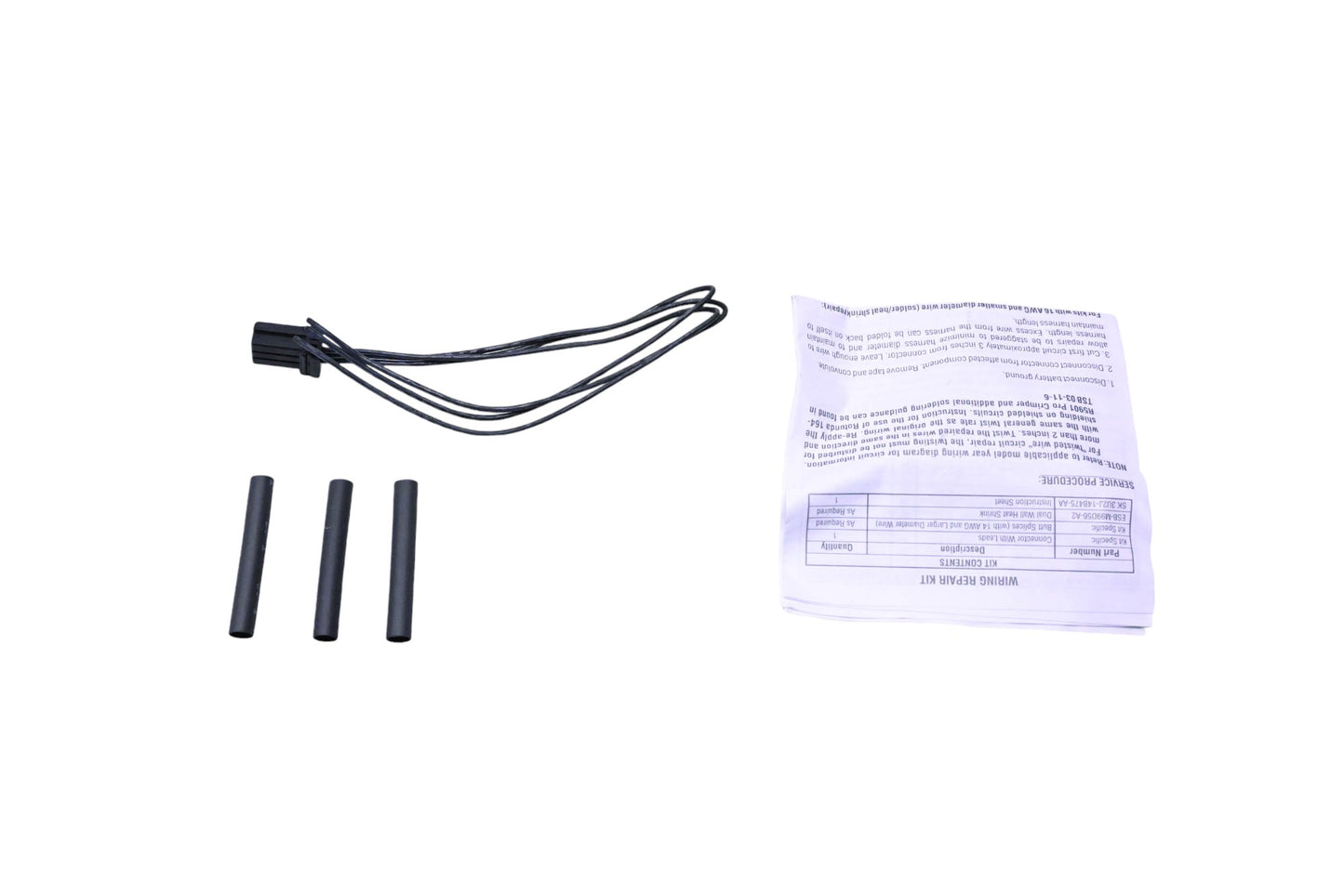 Motorcraft WPT-550, 3U2Z-14S411-UYA Wiring Sleeve Assembly Kit NOS