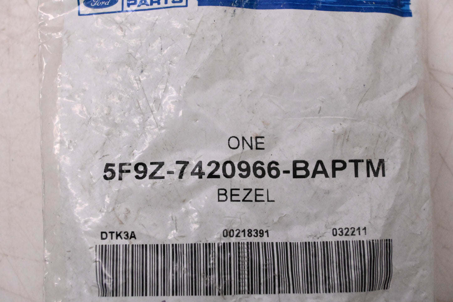 New OEM Ford 5F9Z-7420966-BAPTM Door Key Hole Bezel NOS