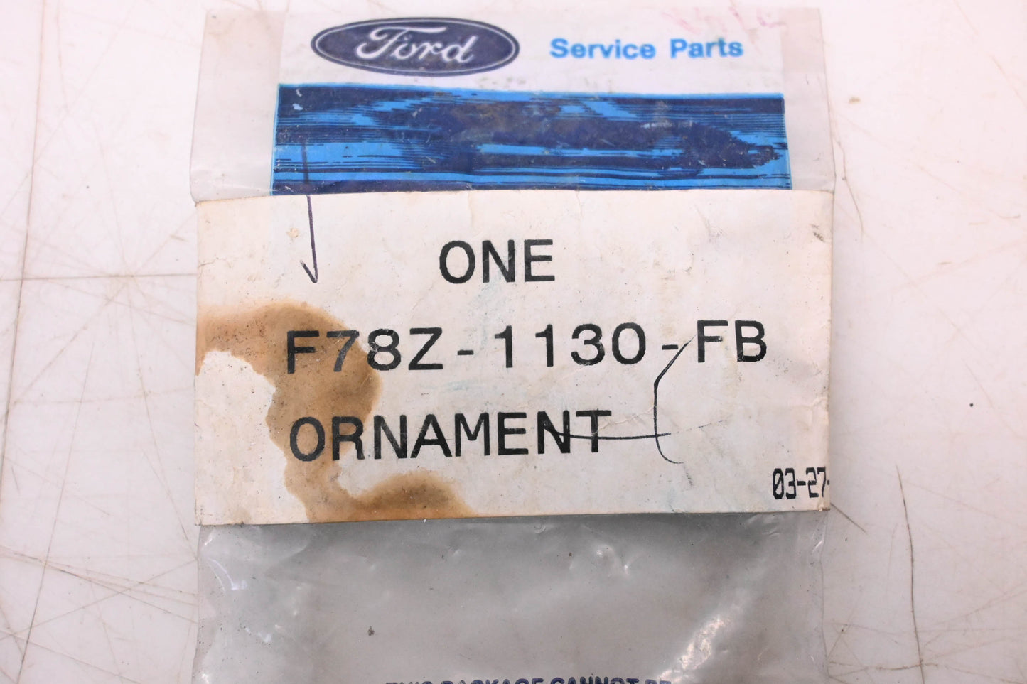 New OEM Ford F78Z-1130-FB Wheel Center Cap NOS