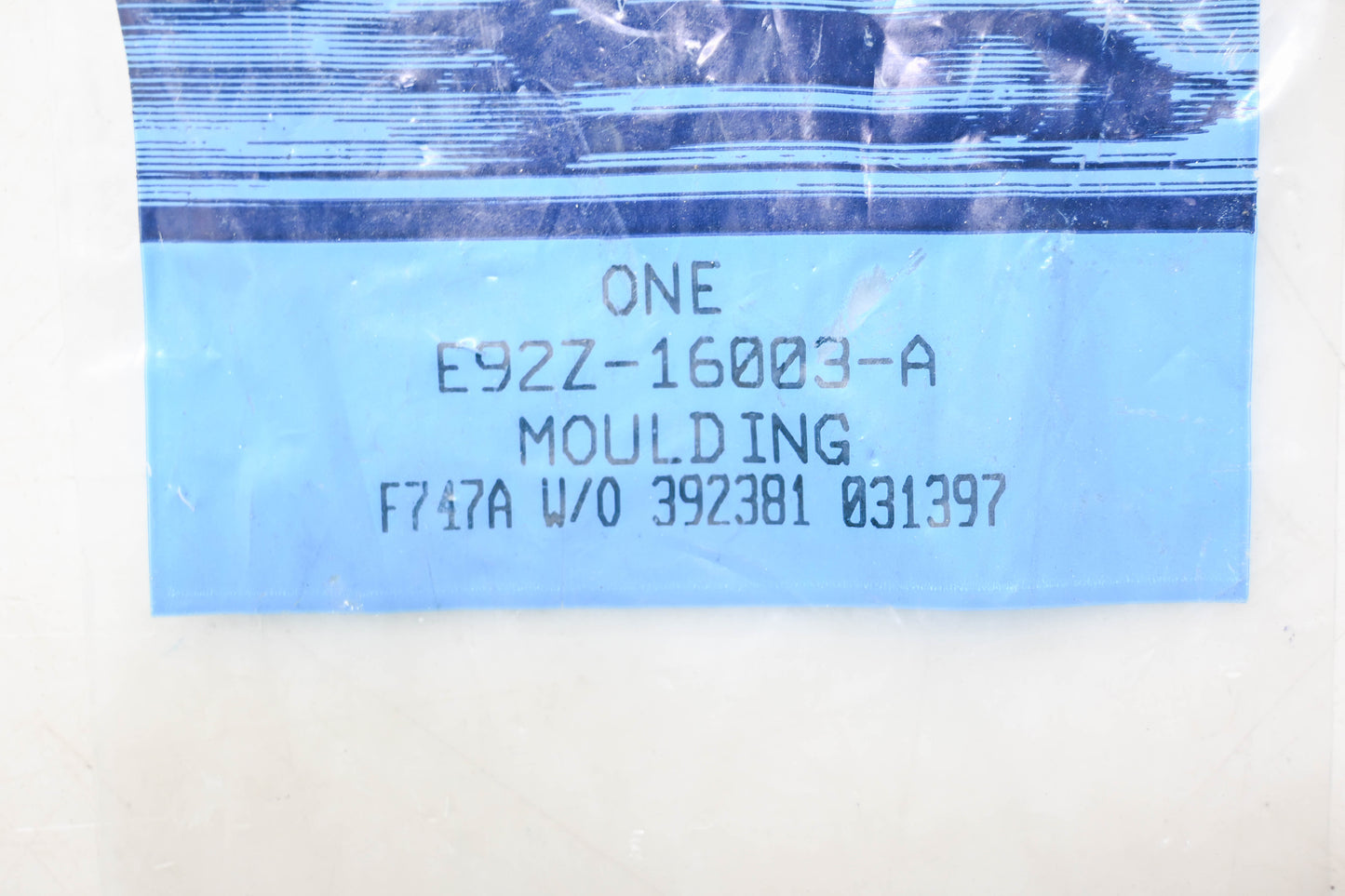 New OEM Ford E92Z-16003-A Front Fender Trim Moulding NOS