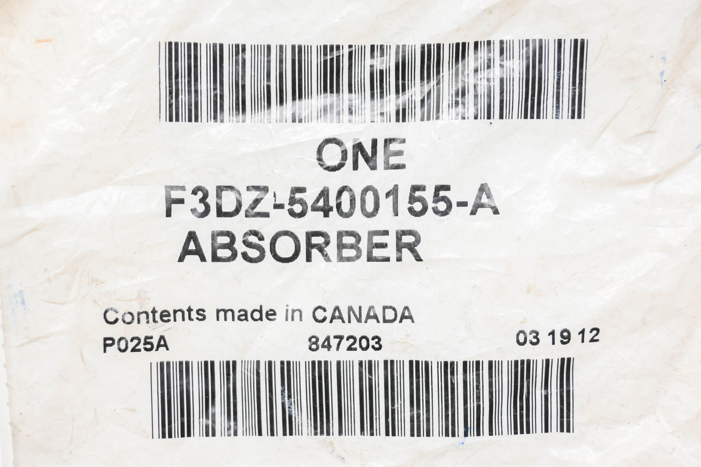 New OEM Ford F3DZ-5400155-A Rear Suspension Bushing Insulator NOS