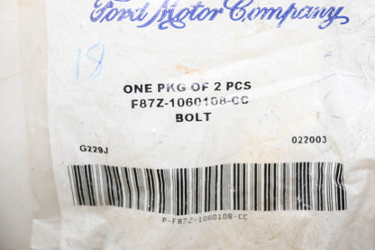New OEM Ford F87Z-1060108-CC Shoulder Bolt NOS