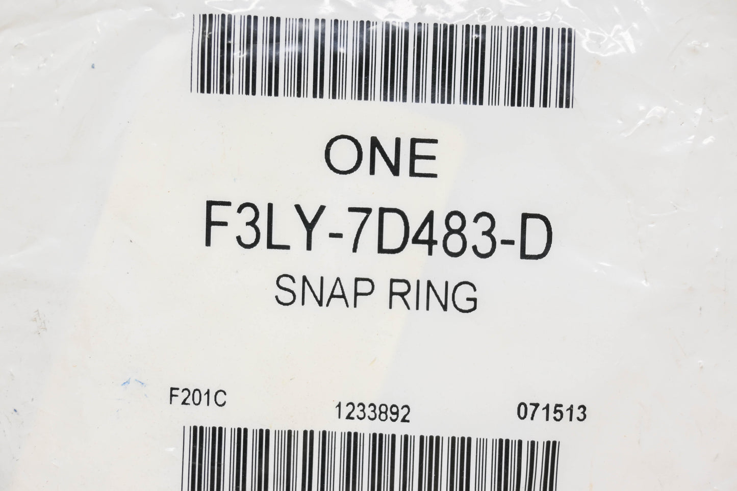 New OEM Ford F3LY-7D483-D Automatic Transmission Clutch Snap Ring NOS