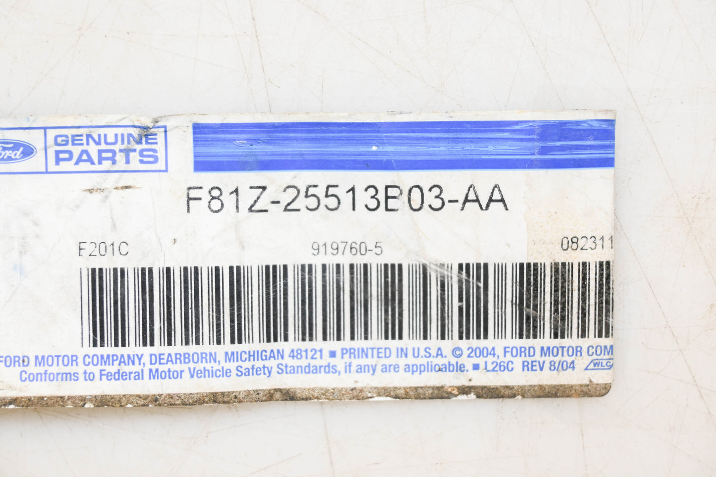 New OEM Ford F81Z-25513B03-AA Roof Rail Seal Retainer NOS