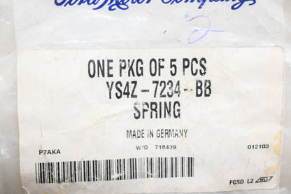 New OEM Ford YS4Z-7234-BB Springs Qty 5 NOS