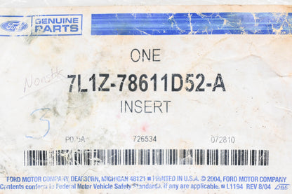 New OEM Ford 7L1Z-78611D52-A Center Seat Lower Trim Insert NOS
