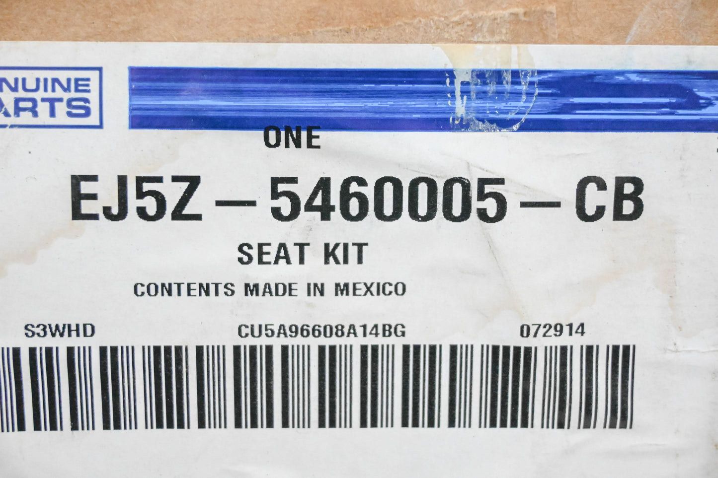 New OEM Ford EJ5Z-5460005-CB Front Passenger Seat Back Frame Assembly Kit NOS