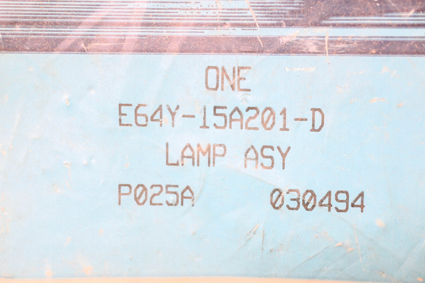 New OEM Ford E64Y-15A201-D Red Passenger Side Rear Marker Lamp Assembly Kit NOS