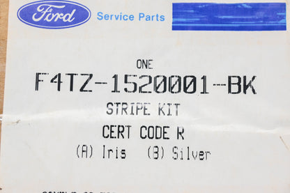 New OEM Ford F4TZ-1520001-BK Stripe Decal Kit NOS