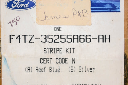 New OEM Ford F4TZ-35255A66-AH Stripe Decal Kit NOS