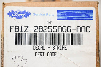New OEM Ford F81Z-28255A66-AAC Stripe Decal Kit NOS