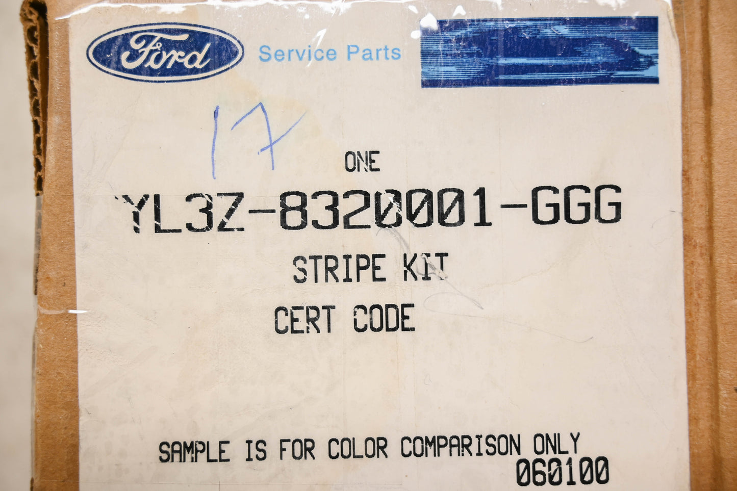 New OEM Ford YL3Z-8320001-GGG Stripe Decal Kit NOS