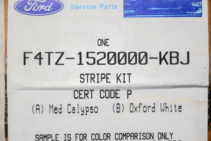 New OEM Ford F4TZ-1520000-KBJ Stripe Decal Kit NOS