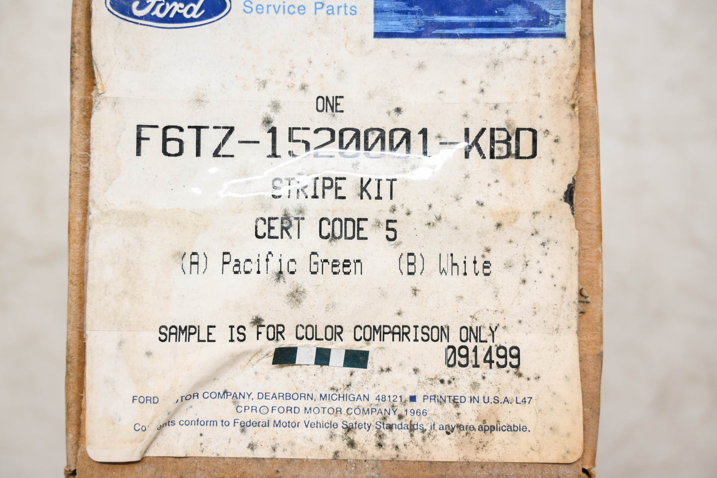 New OEM Ford F6TZ-1520001-KBD Stripe Decal Kit NOS