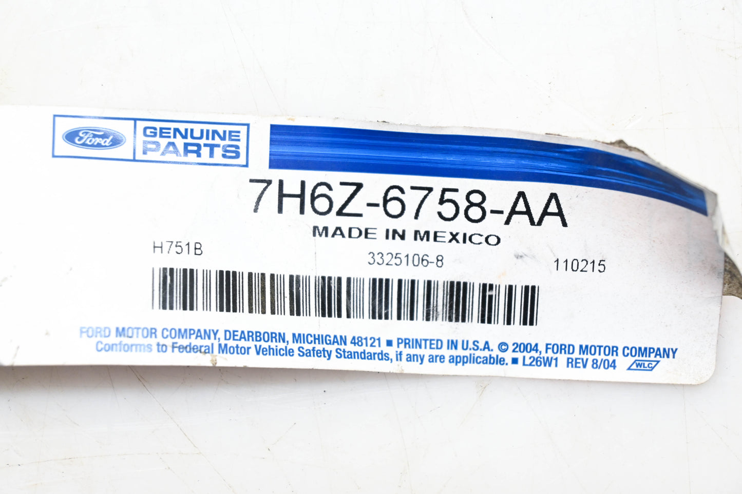 New OEM Ford 7H6Z-6758-AA Tube Assembly NOS