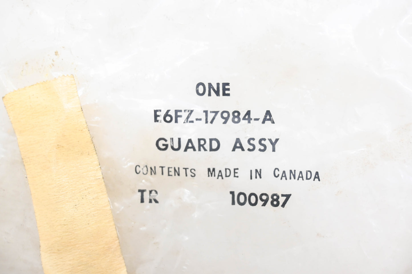 New OEM Ford E6FZ-17984-A Rear Passenger Side Bumper Guard NOS