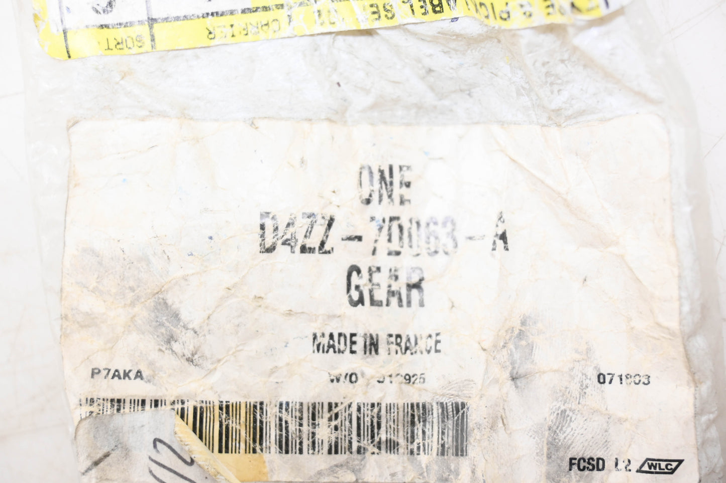 New OEM Ford D4ZZ-7D063-A Automatic Transmission Forward Sun Gear NOS