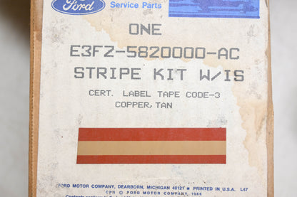 New OEM Ford E3FZ-5820000-AC Stripe Decal Kit NOS