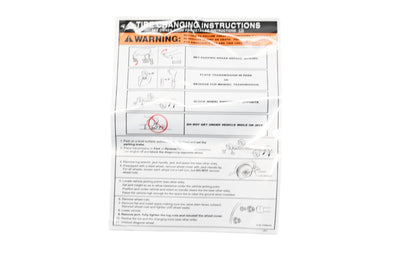 New OEM Ford 4L2Z-17A083-A Jack Operation Decal NOS