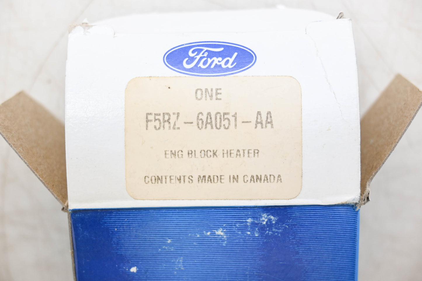 New OEM Ford F5RZ-6A051-AA Engine Block Heater NOS