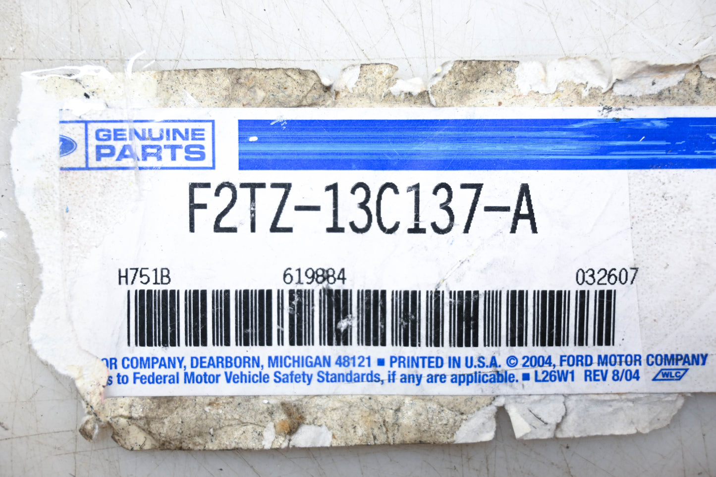 New OEM Ford F2TZ-13C137-A Headlamp Bezel Reinforcement NOS