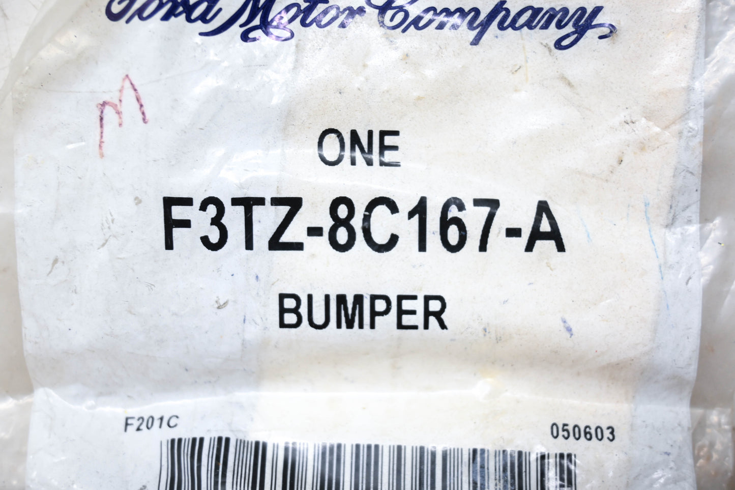 New OEM Ford F3TZ-8C167-A Bumper NOS