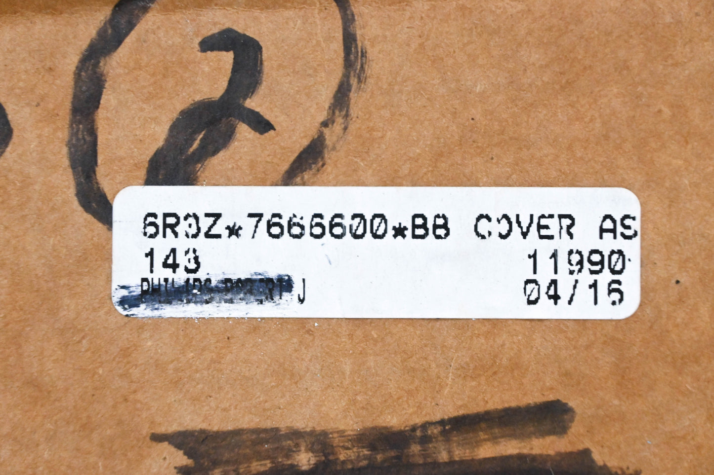 New OEM Ford 6R3Z-7666600-BB, 6R337666600BD34T1 Rear Seat Cover Assembly NOS
