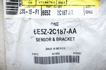 New OEM Ford 6E5Z-2C187-AA Wheel Speed Sensor and Bracket NOS