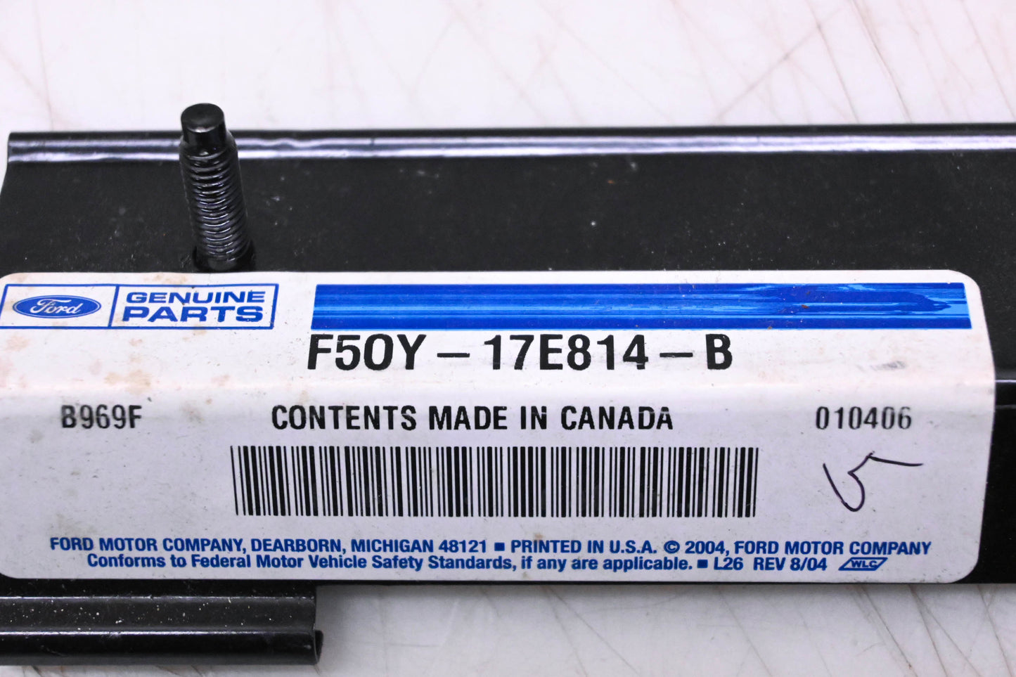 New OEM Ford F5OY-17E814-B Front Bumper Reinforcement NOS