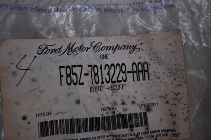 New OEM Ford F85Z-7813229-AAA Door Scuff Plate NOS