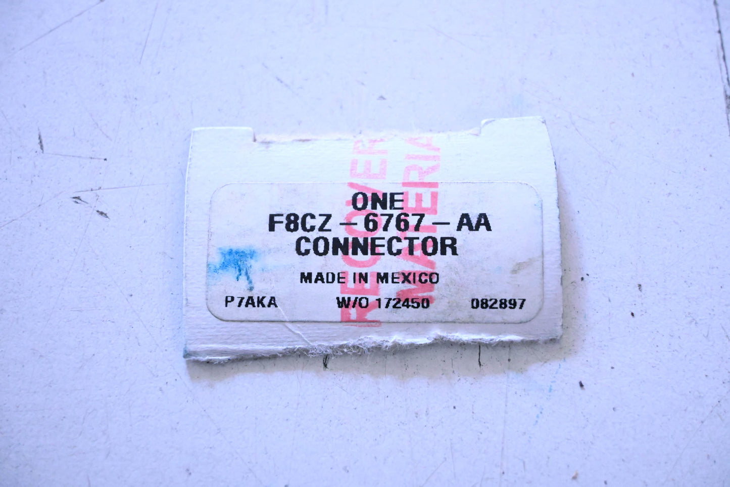 New OEM Ford F8CZ-6767-AA Elbow Connector NOS