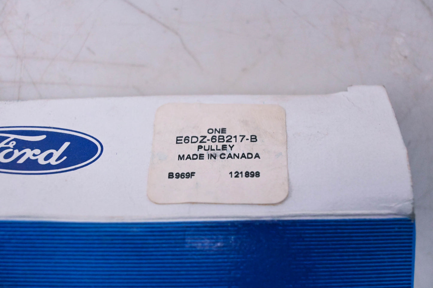 New OEM Ford E6DZ-6B217-B Drive Belt Tensioner Pulley NOS