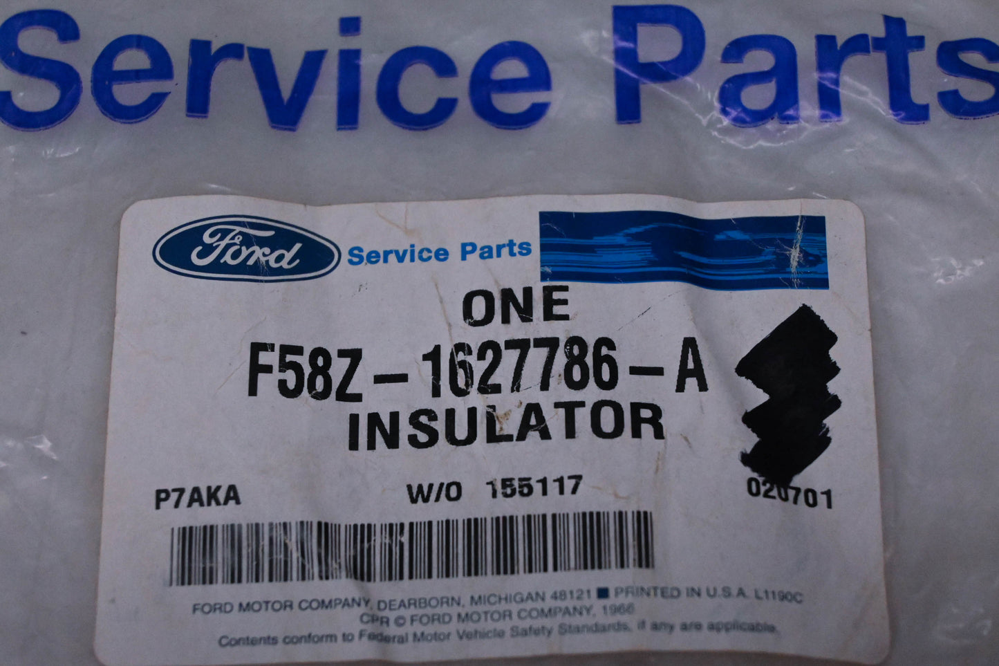 New OEM Ford F58Z-1627786-A Insulator NOS
